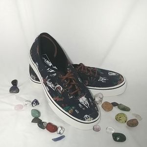 Vans Dark Blue Desert Design